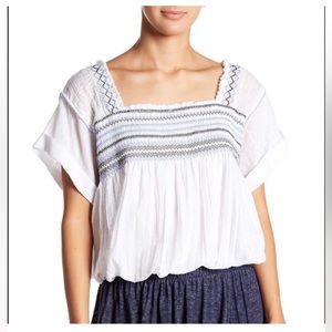 Free people cropped blouse